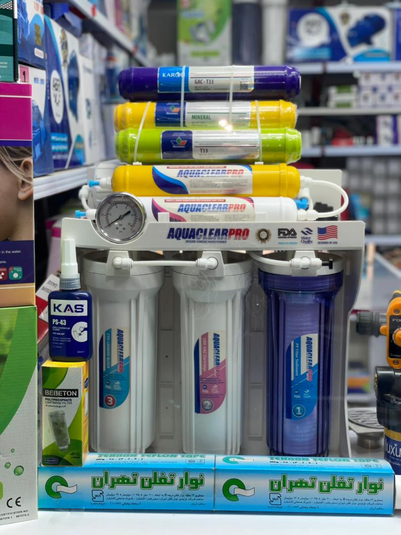 تعویض فیلتر و سرویس دستگاه تصفیه اب خانگی در تهران