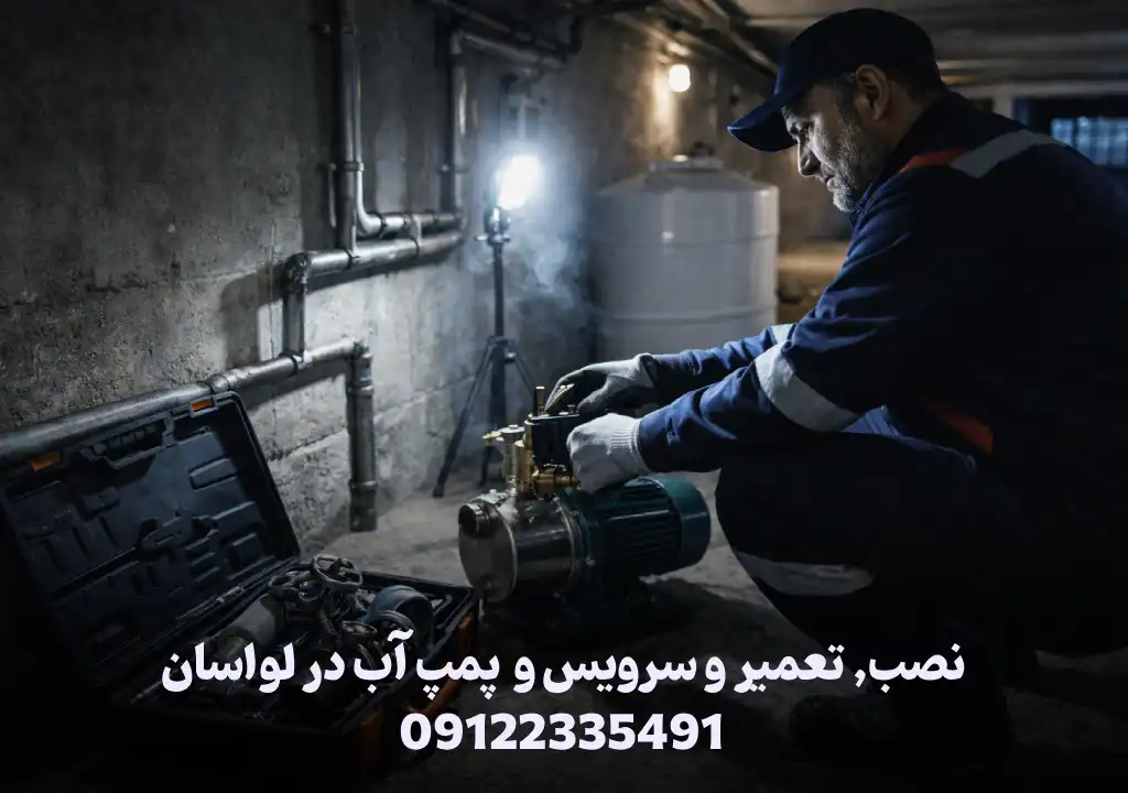 سرویس پمپ آب در لواسان