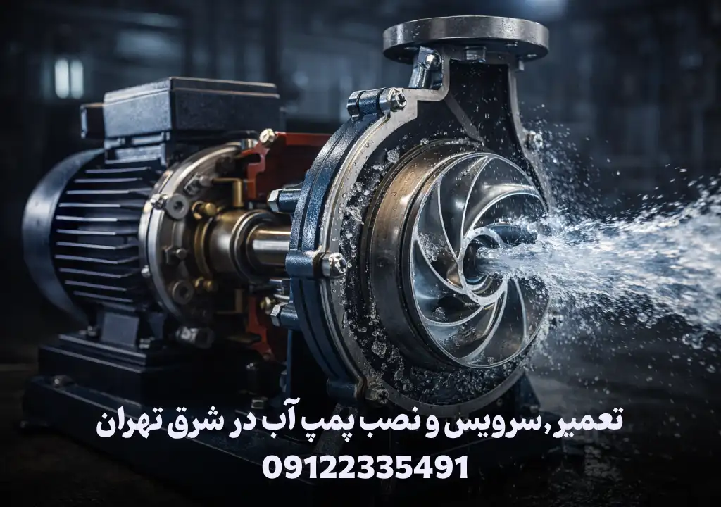 اجزای پمپ آب در شرق